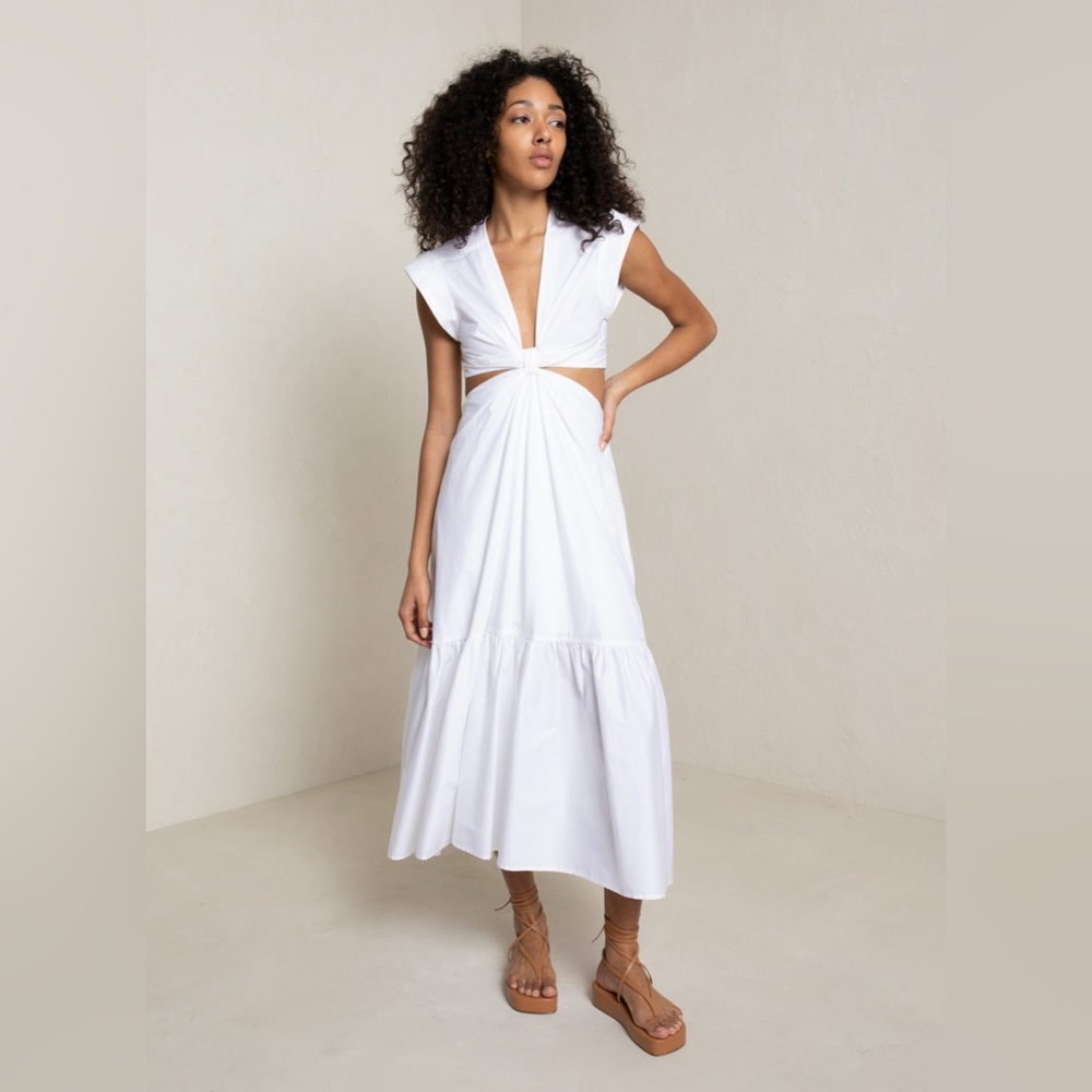 A.L.C. Alexandria Poplin Cut Out Dress